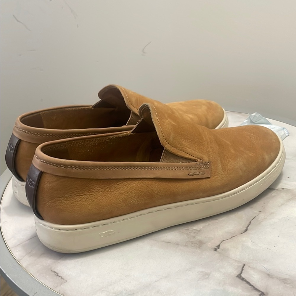 UGG Tan Slip-On Loafers Sleek Design